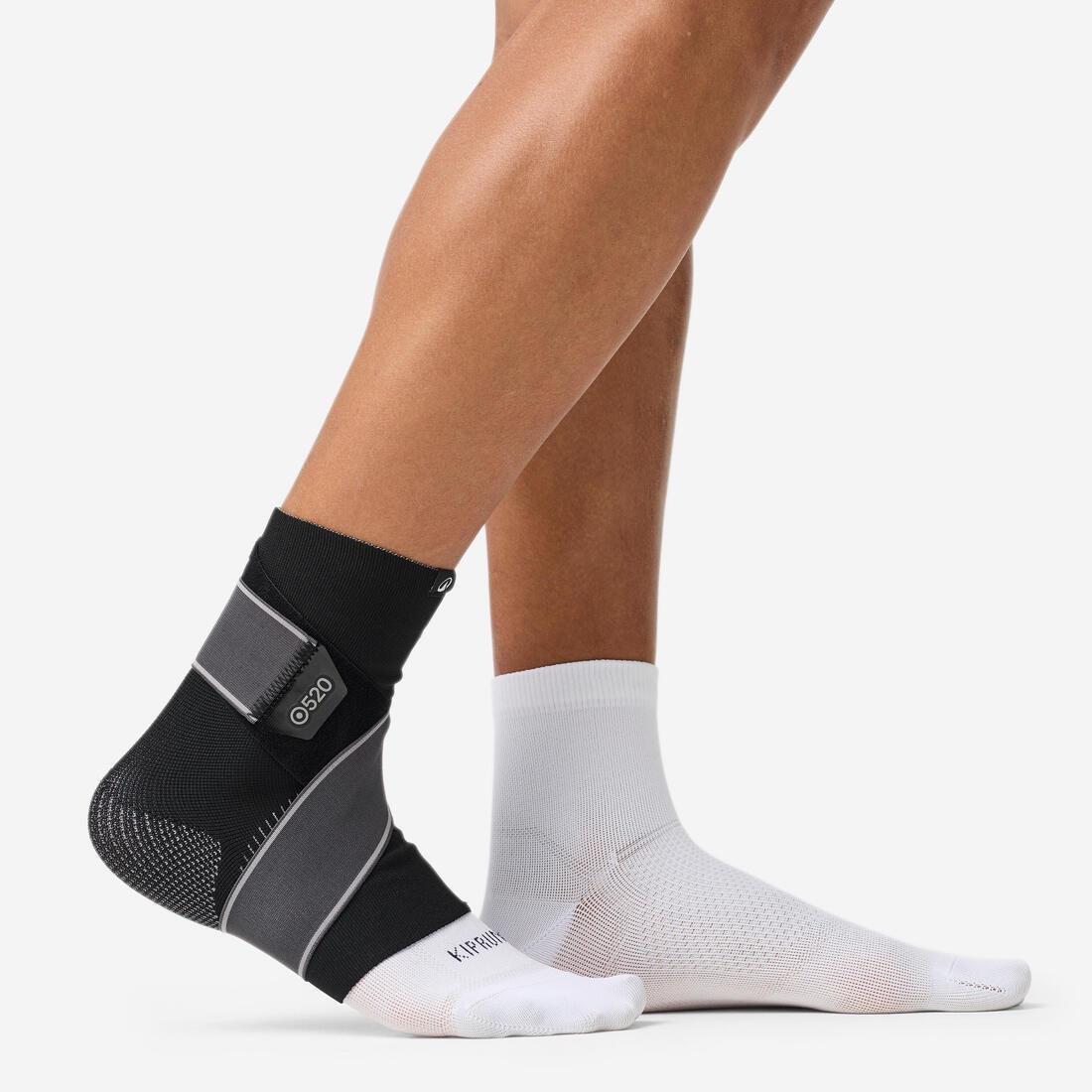 Level 1 Right Or Left Ankle Support With Foam Pads, Black, No Color, large image number 3
