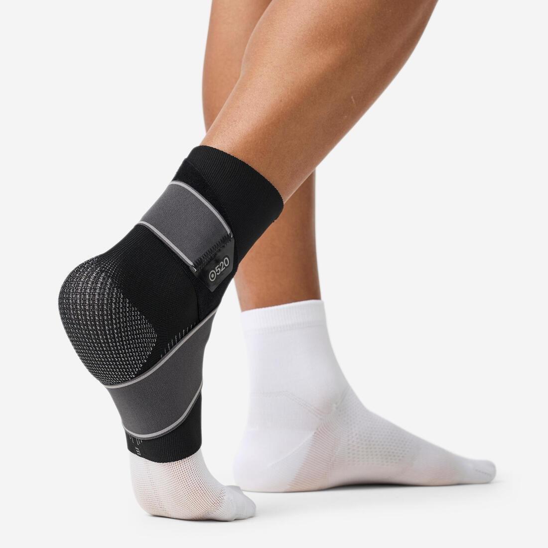 Level 1 Right Or Left Ankle Support With Foam Pads, Black, No Color, large image number 4