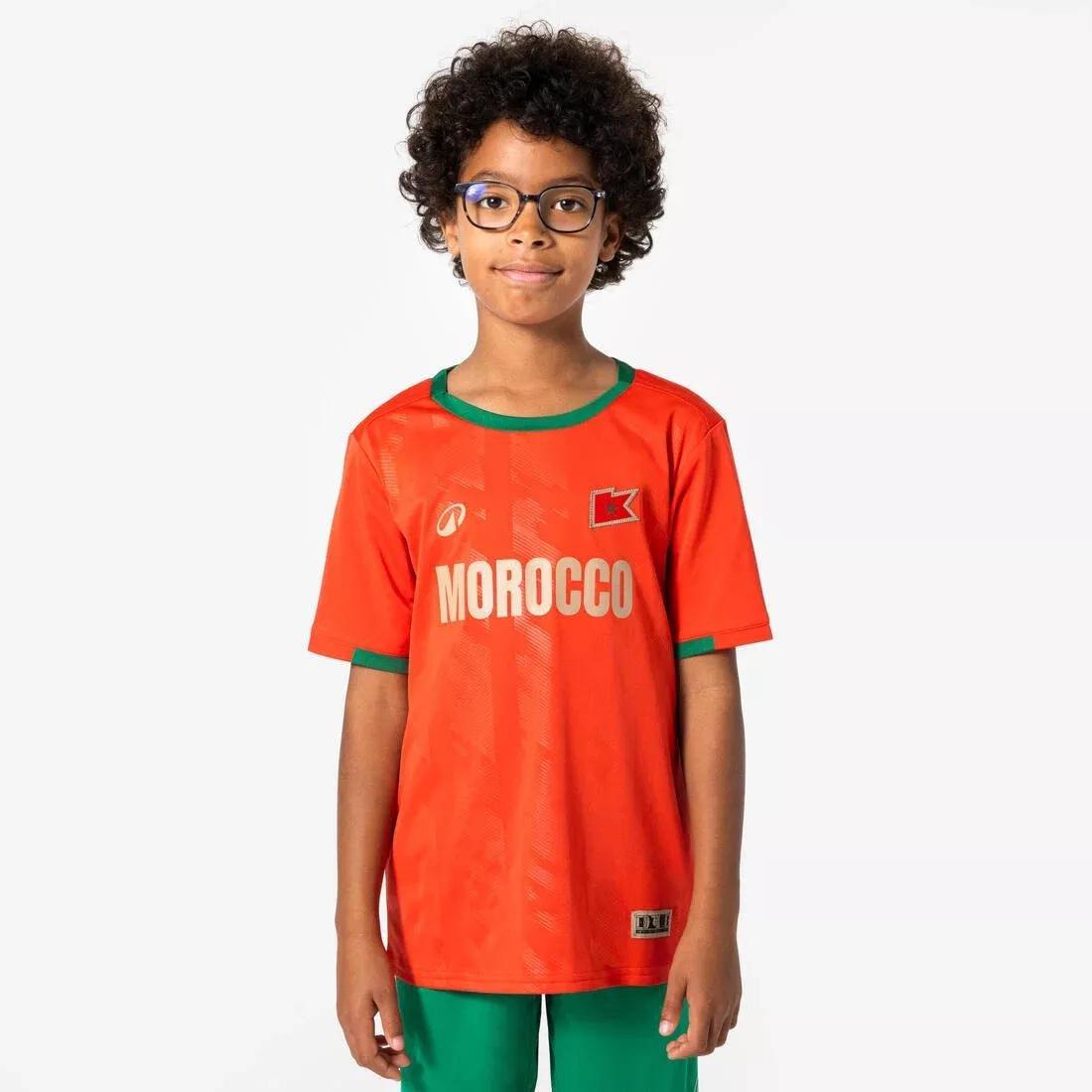 Kids Football Supporter Shirt - Tunisia 2026, Red, No Color, large image number 1