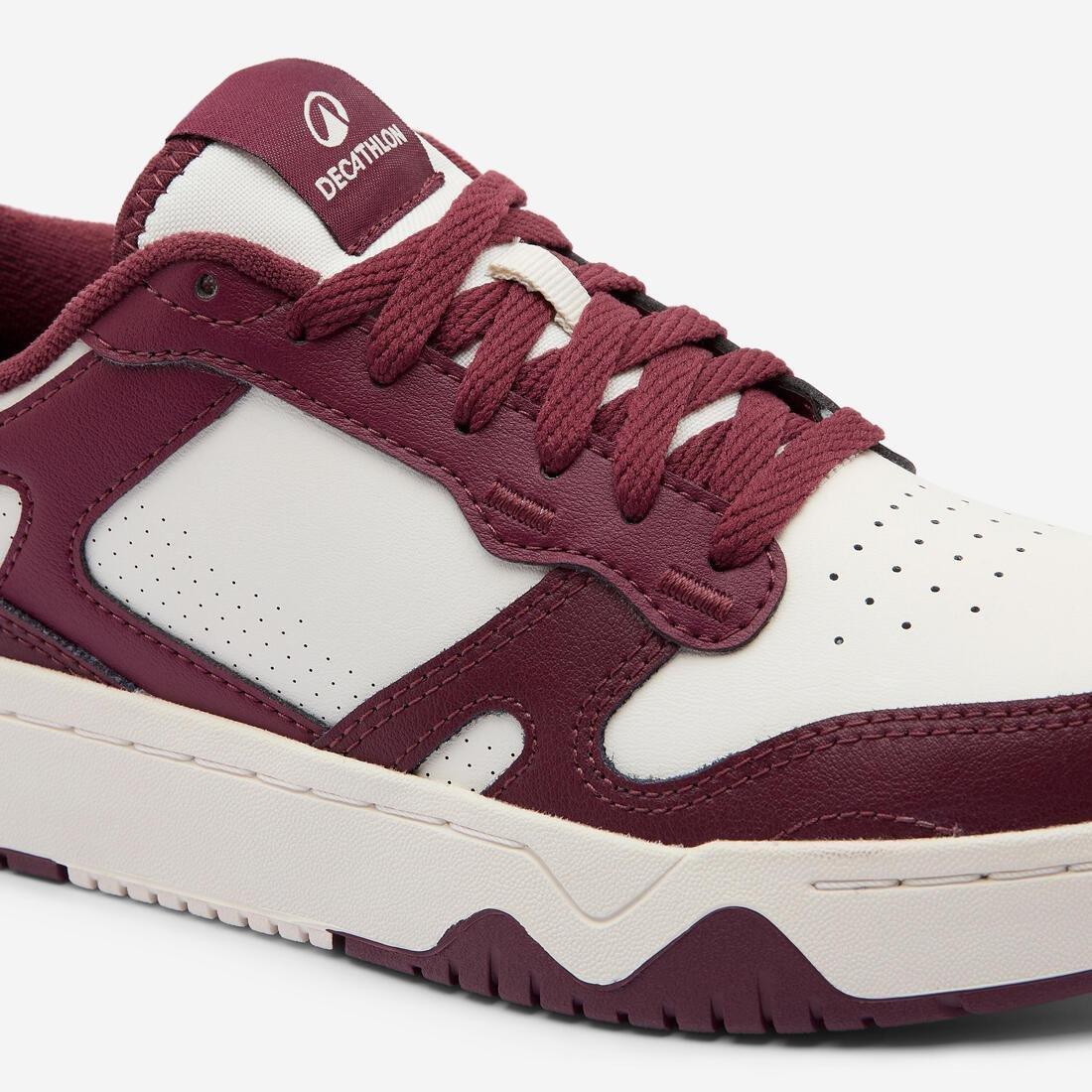 Women CJ80 Leather Trainers, Burgundy, No Color, large image number 9