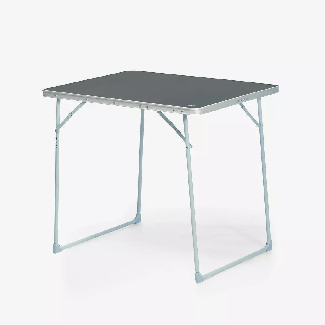 Folding Camping Table - 2 To 4 People, Green, No Color, large image number 1