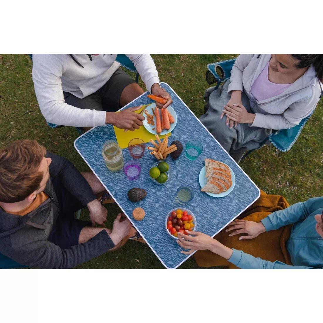 Folding Camping Table - 2 To 4 People, Green, No Color, large image number 7