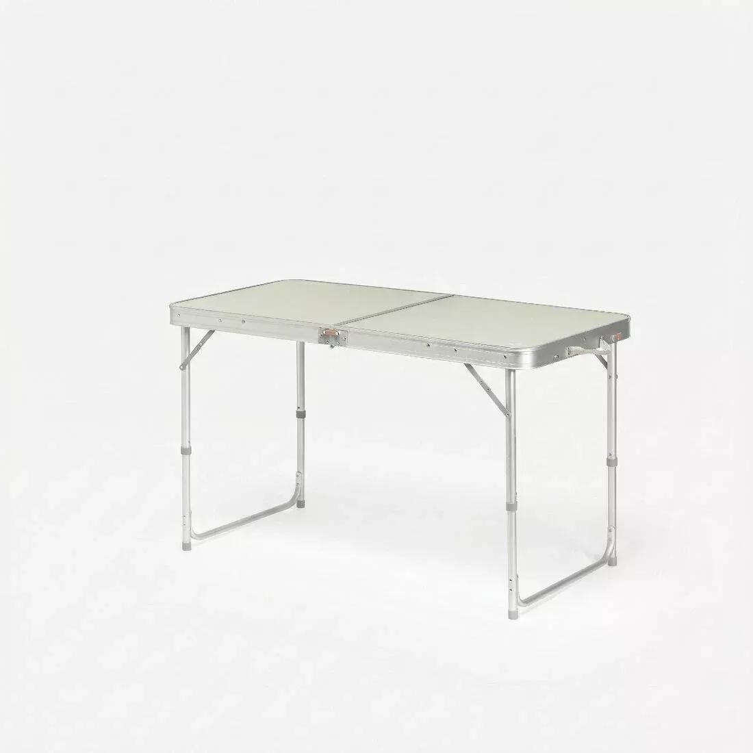 Folding Camping Table - 4 Stools - 4 To 6 People, Brown, No Color, large image number 8