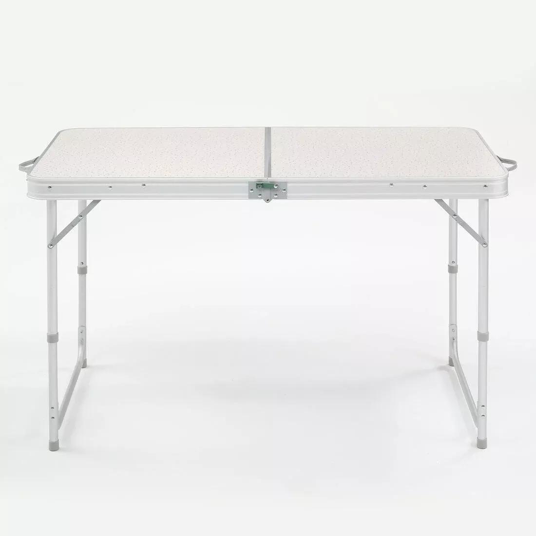 Folding Camping Table - 4 Stools - 4 To 6 People, Brown, No Color, large image number 9