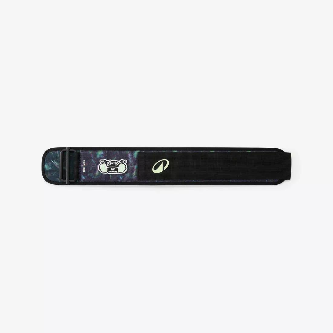 Weight Lifting Belt with Secure Buckle, Blue, No Color, large image number 4
