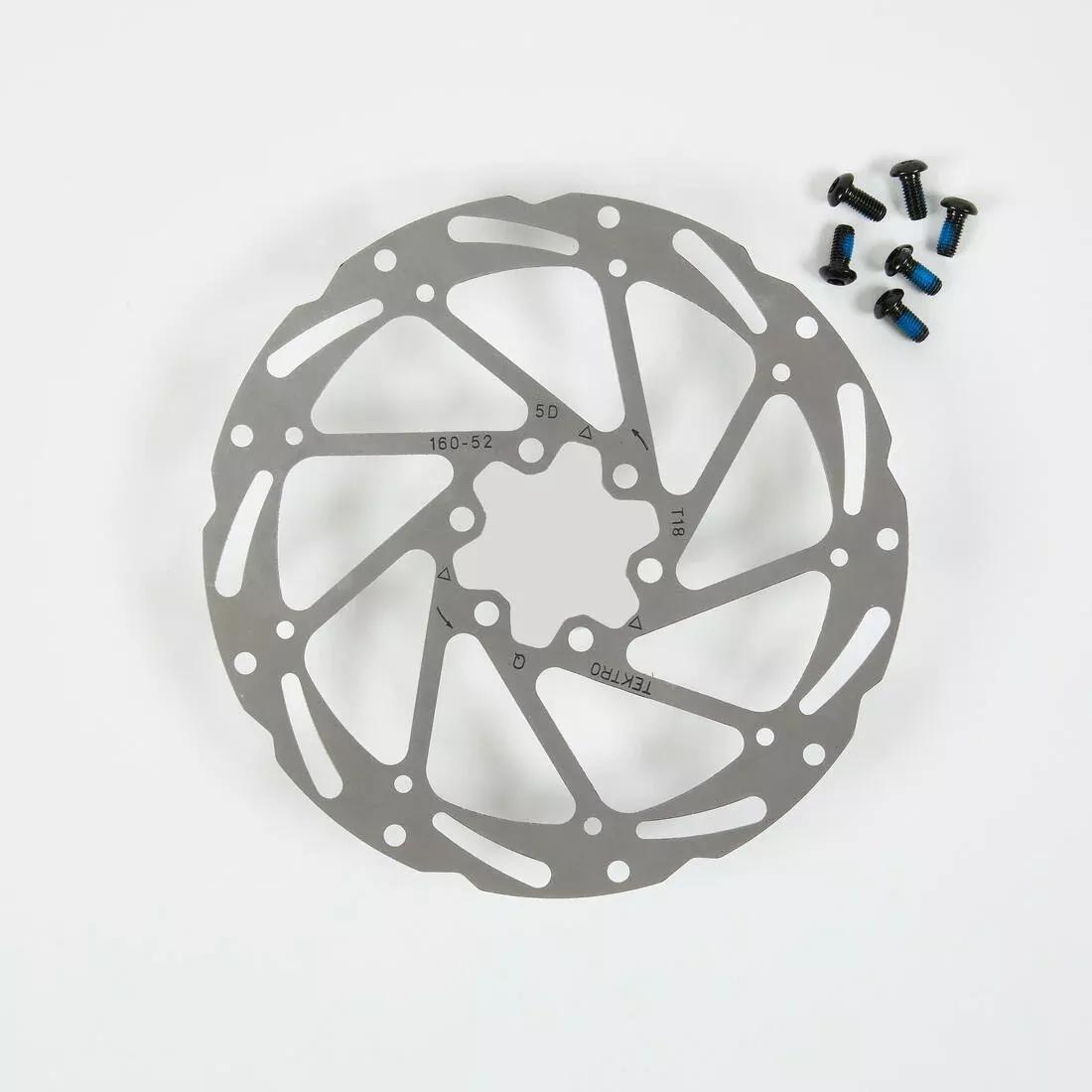 TR-52 160 mm 6-bolt disc brake, No Color, large image number 2