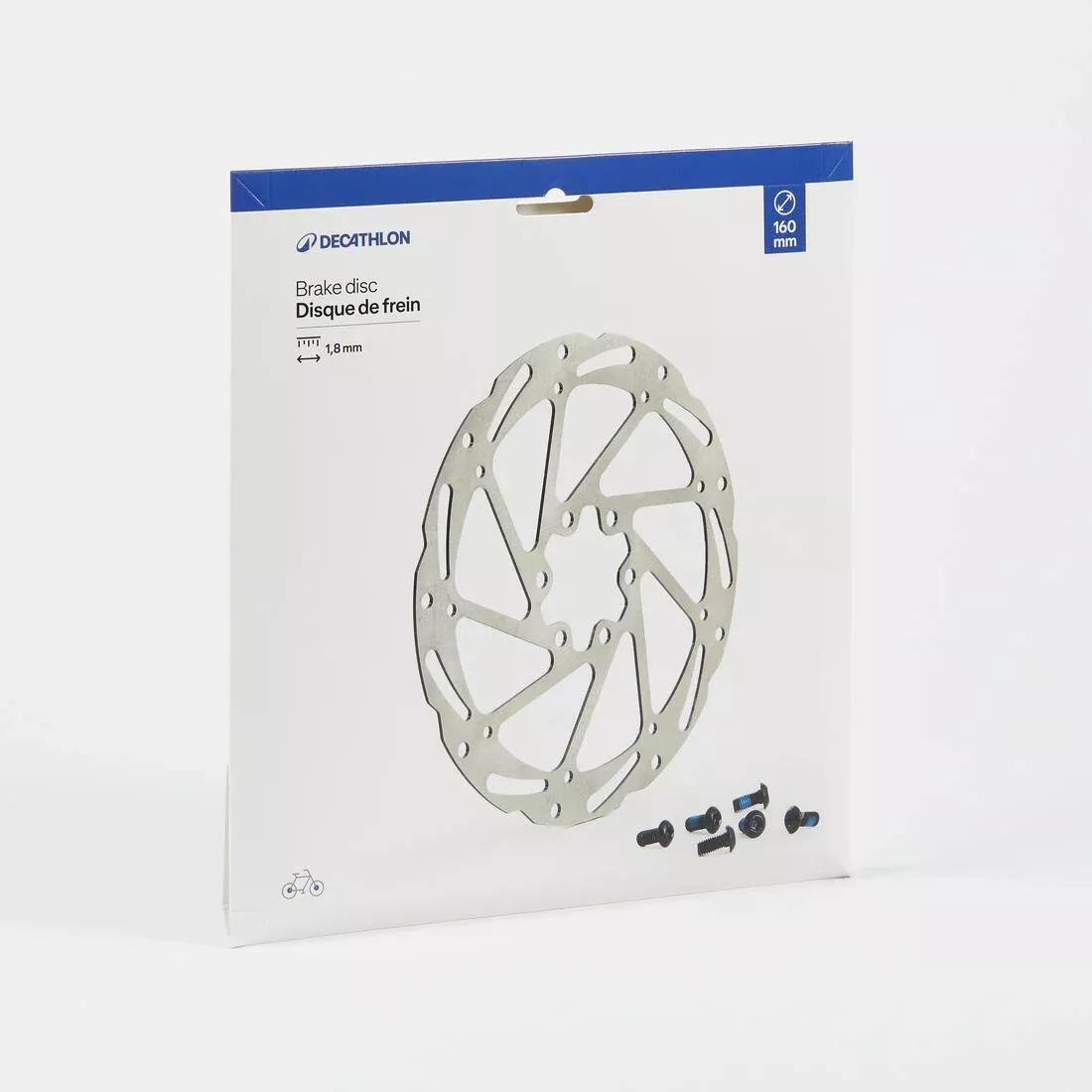 TR-52 160 mm 6-bolt disc brake, No Color, large image number 3