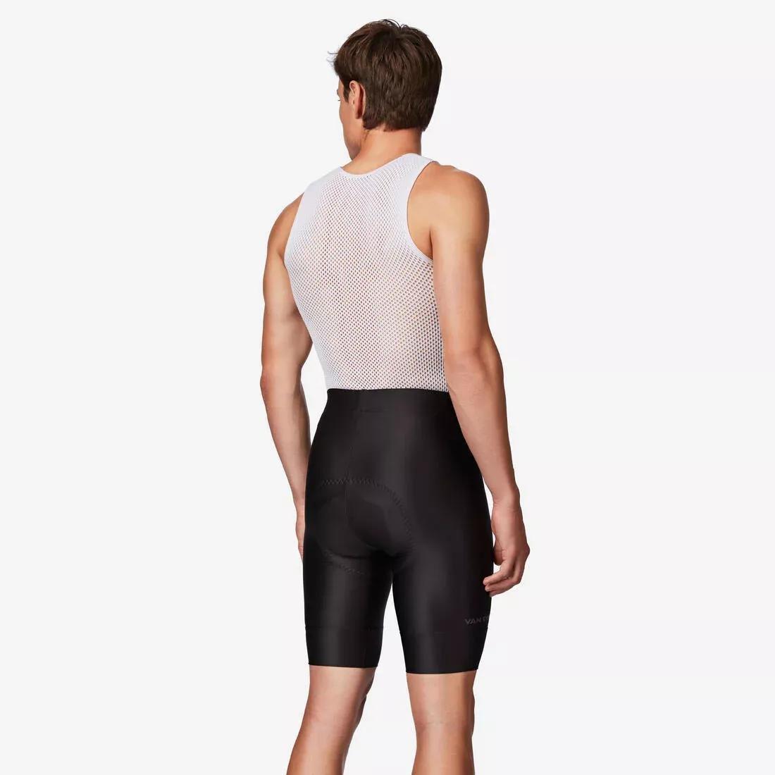 Men Road Cycling Bibless Shorts Essential, Beige, No Color, medium
