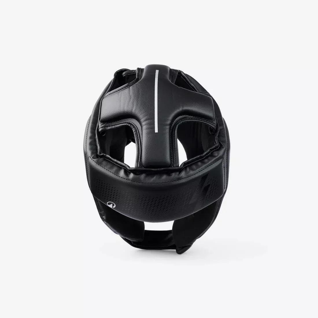 Adults Boxing Open Face Headguard 900, Black, No Color, large image number 6