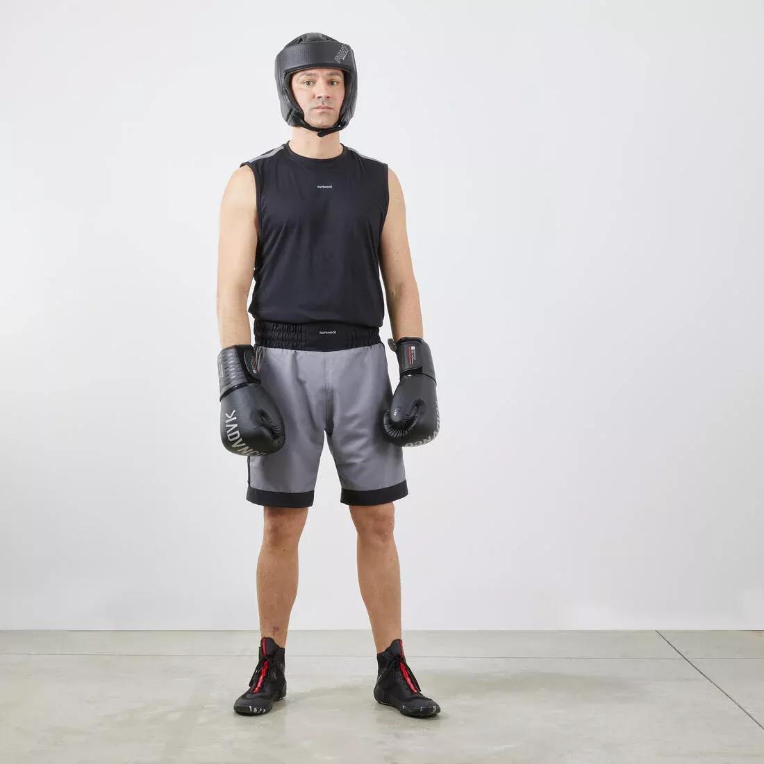 Adults Boxing Open Face Headguard 900, Black, No Color, large image number 7