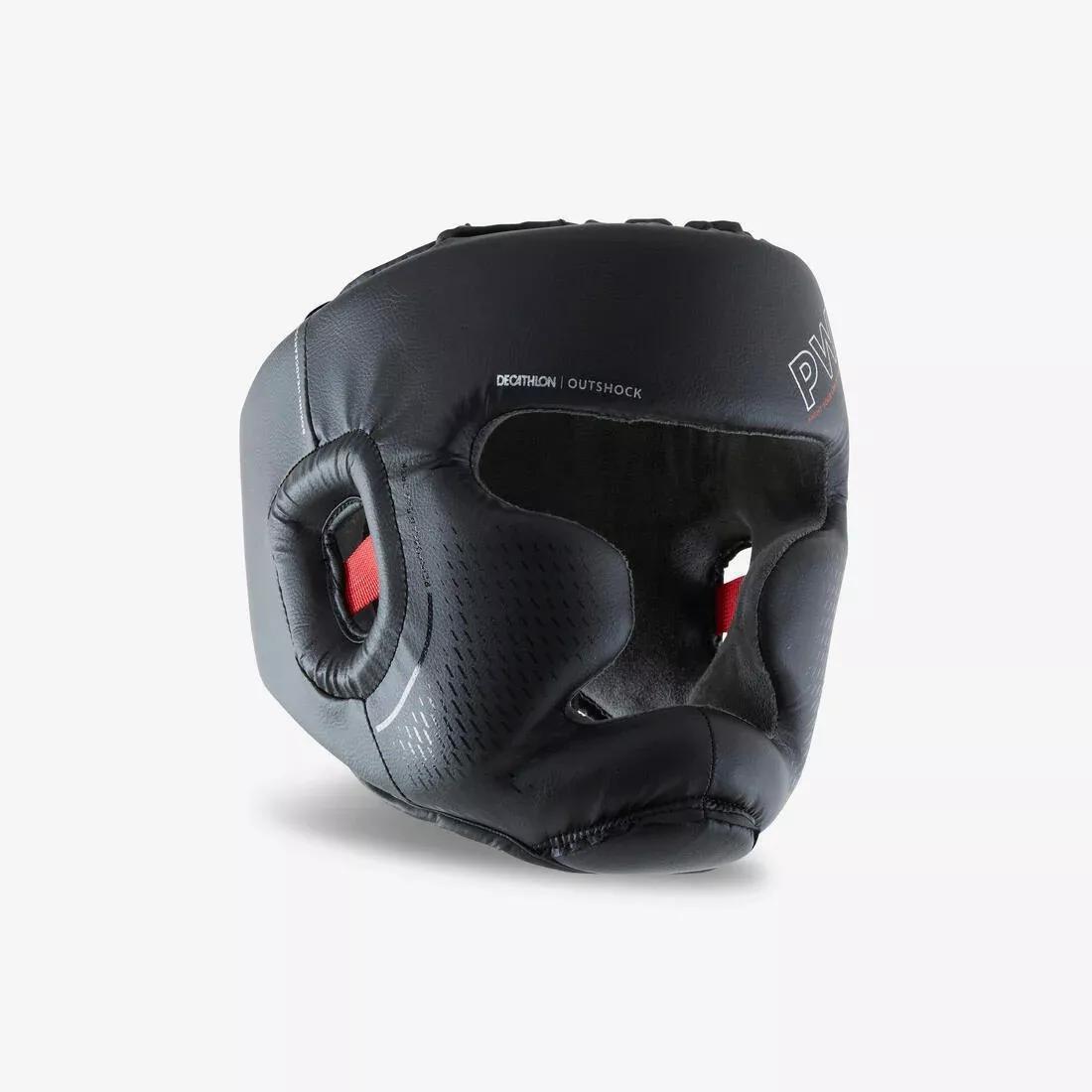 Adults Full-Face Headguard, Beige, No Color, medium