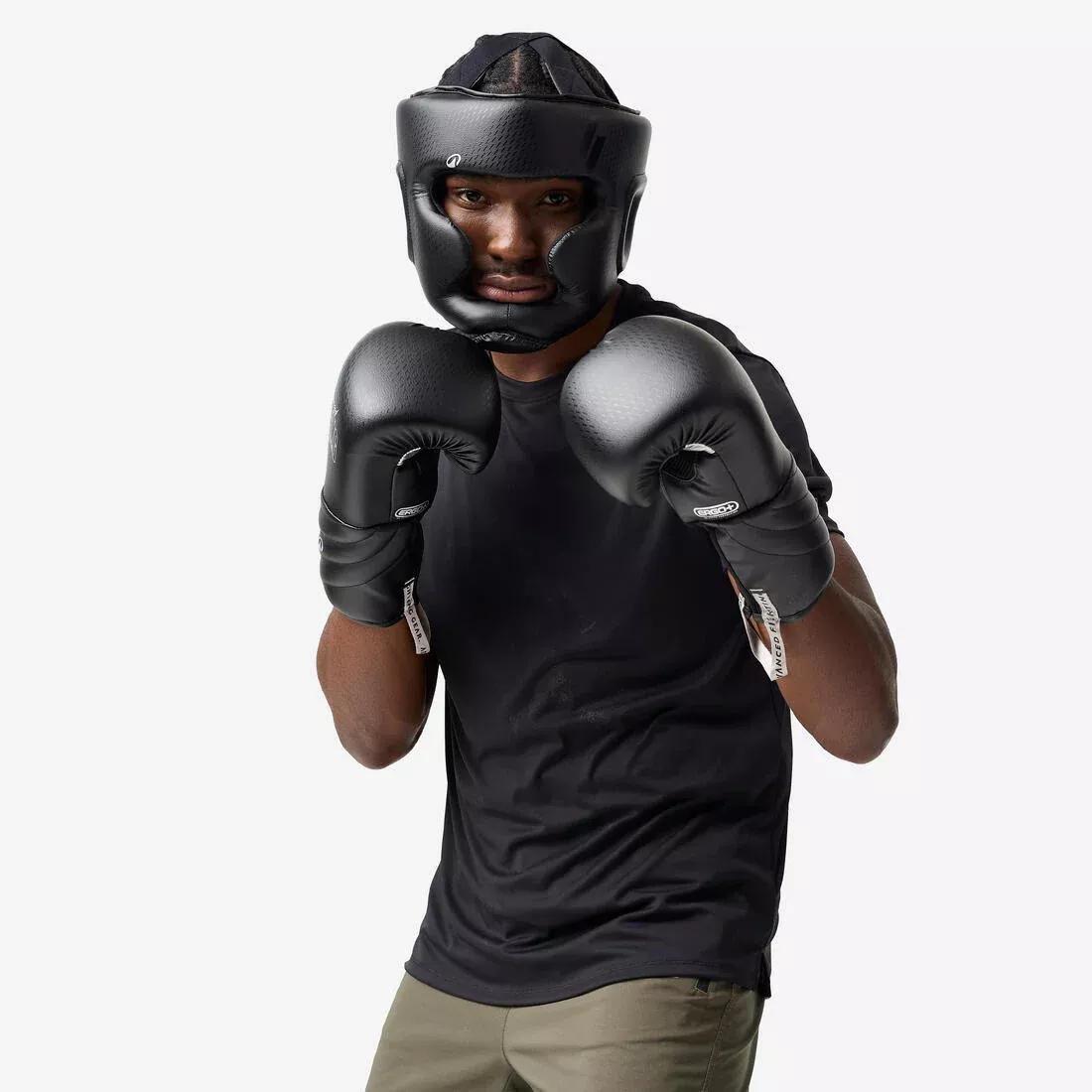 Adults Full-Face Headguard, Beige, No Color, large image number 8
