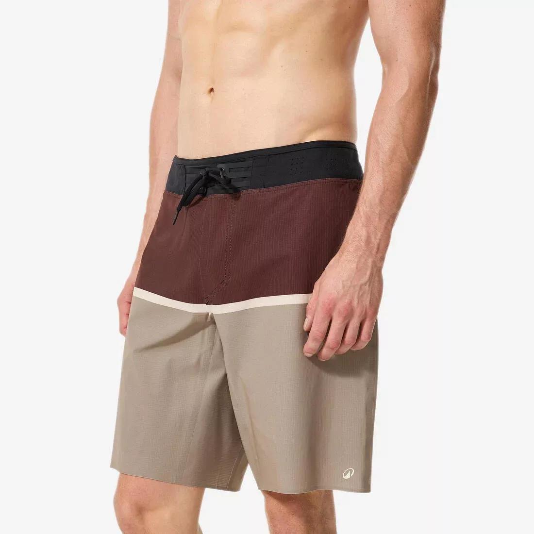Men Surfing Boardshorts Long Swim Shorts 20in - 900 Super Dude, Multicolour, No Color, large image number 5