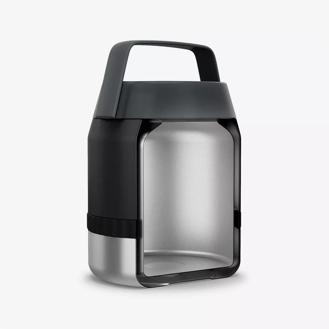 0.8L S Steel Insulated Food Storage Container - 900 For Camping, Hiking & Trekking, Grey, No Color, large image number 2