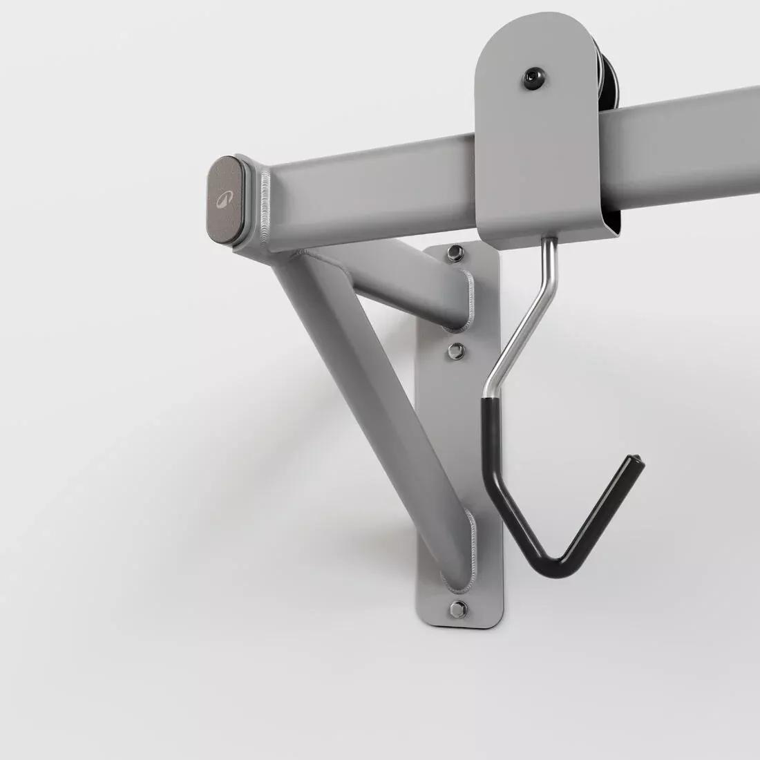 Extra hook for the 5-bike wall mount, Grey, No Color, large image number 1