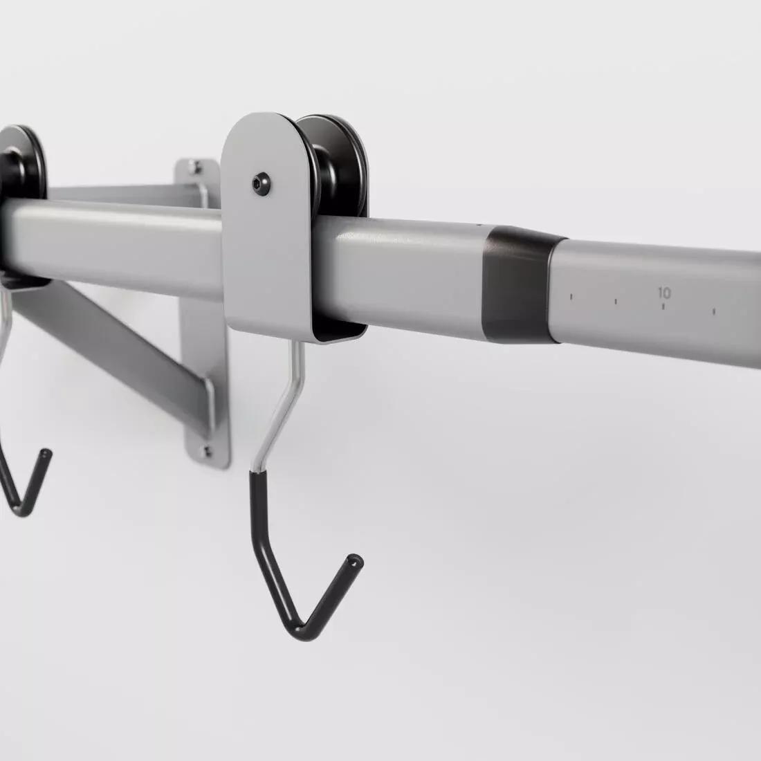 Extra hook for the 5-bike wall mount, Grey, No Color, large image number 2