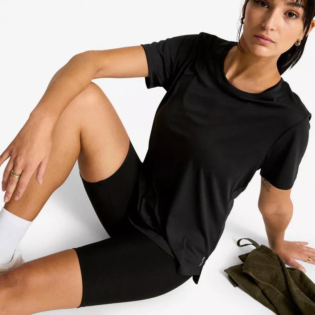 Women Biking Shorts Basics, Beige, No Color, large image number 4