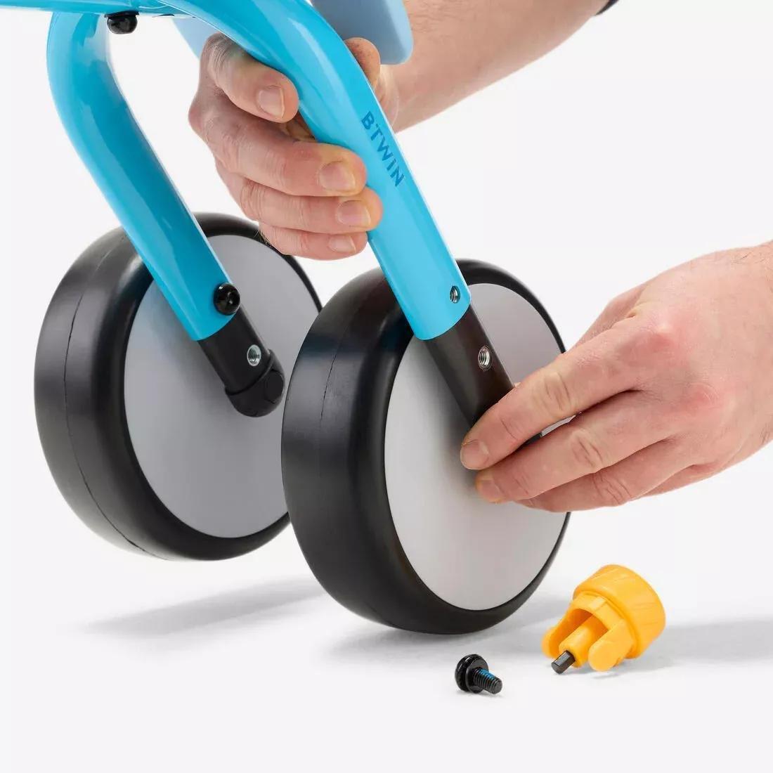 2in1 Age-Adjustable Baby Ride-On 1-3 Years Balance Bike, Blue, No Color, large image number 8