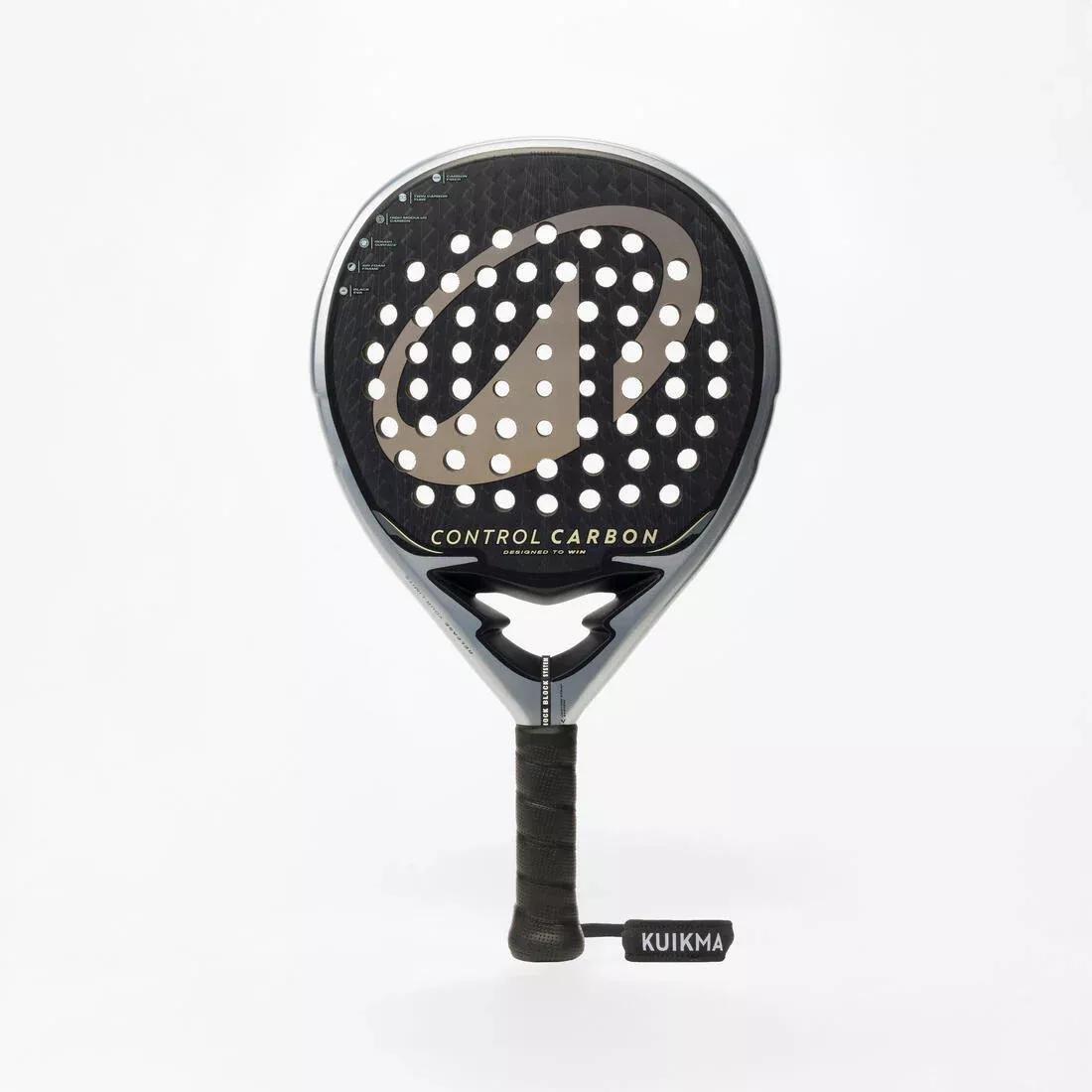 Adult Padel Racket Control, Black, No Color, medium