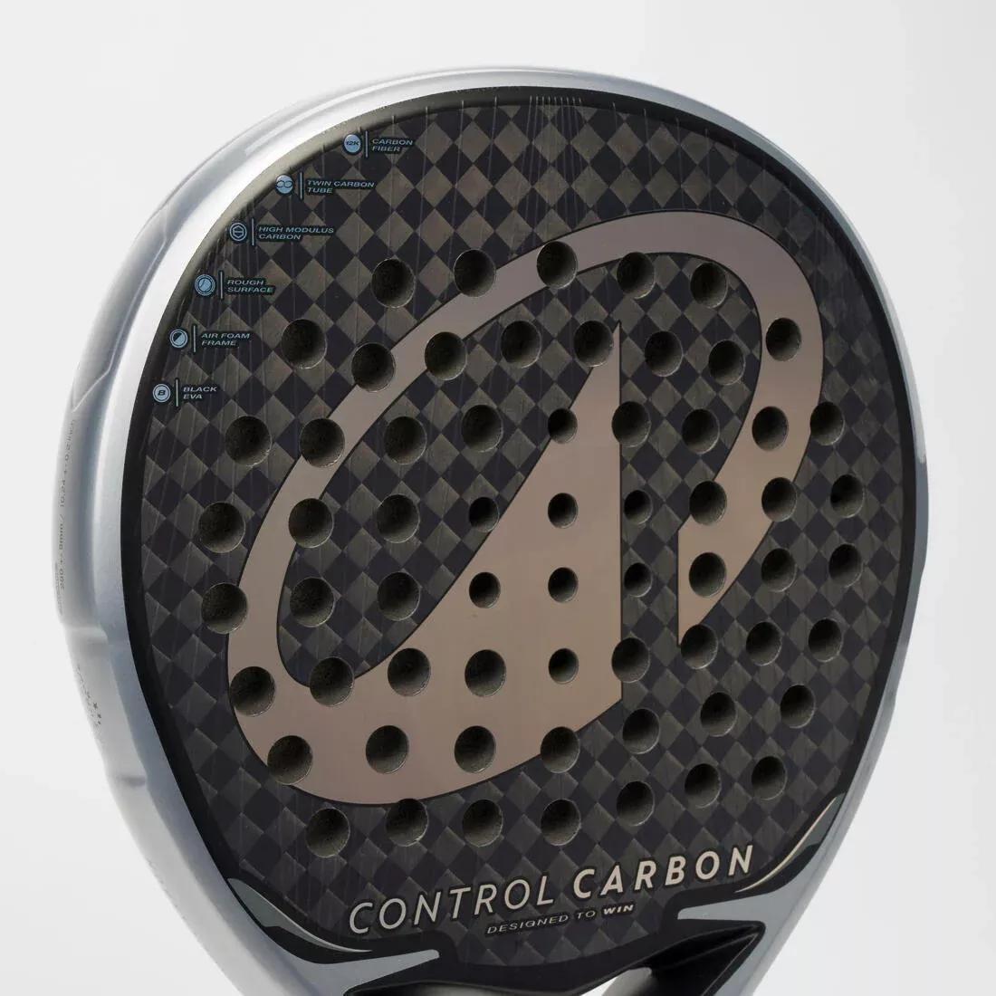 Adult Padel Racket Control, Black, No Color, large image number 4