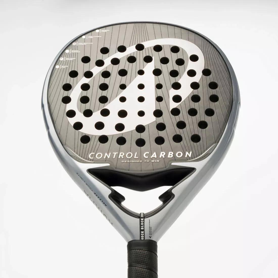 Adult Padel Racket Control, Black, No Color, large image number 6