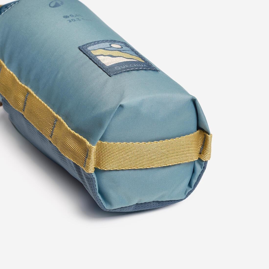 Isothermal cover for hiking flasks - up to 0.6 L with shoulder strap and pocket, Khaki, No Color, large image number 2