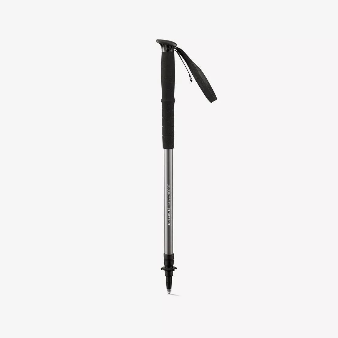 Comfortable Hiking Pole - MH100 Comfort, Grey, No Color, medium