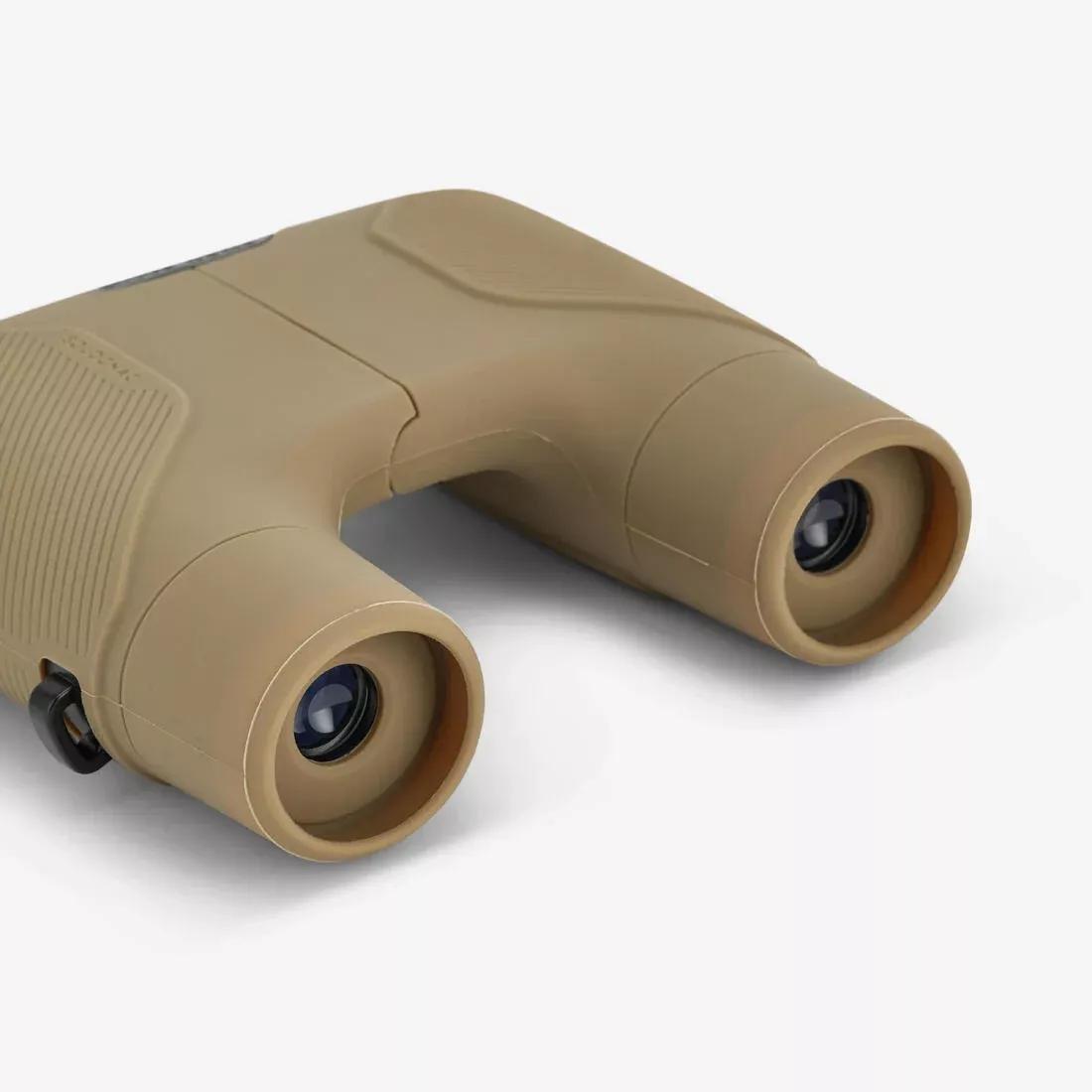 8X25 Focus-Free Binoculars, Beige, No Color, medium