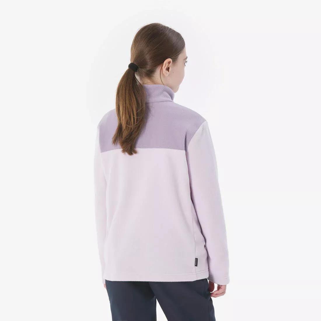 QUECHUA--FLEECE MH500 ZIP TW P URPLE, No Color, large image number 3