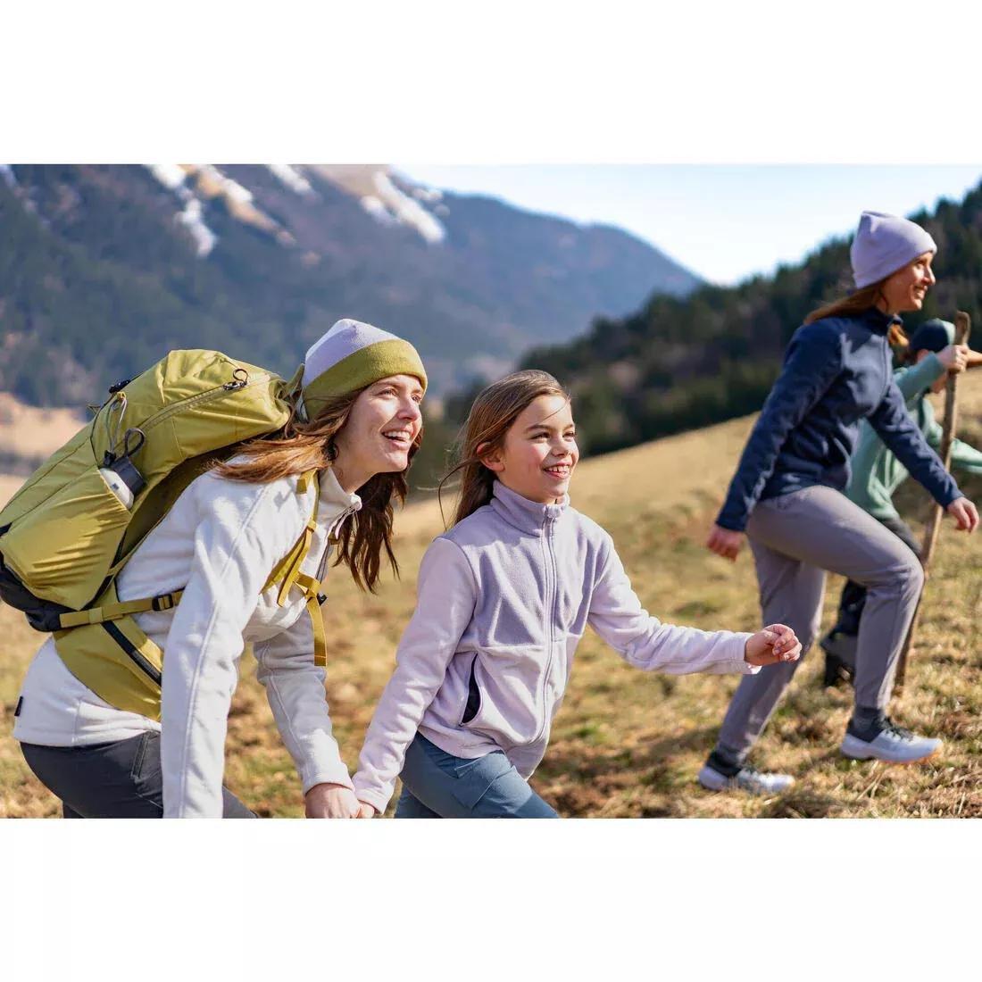 QUECHUA--FLEECE MH500 ZIP TW P URPLE, No Color, large image number 7