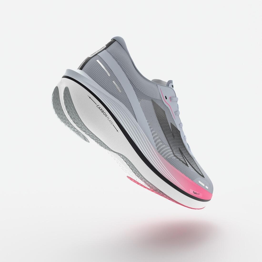 Men Carbon Running Shoes - Kiprun Kipstorm Challenger, Blue, No Color, large image number 3