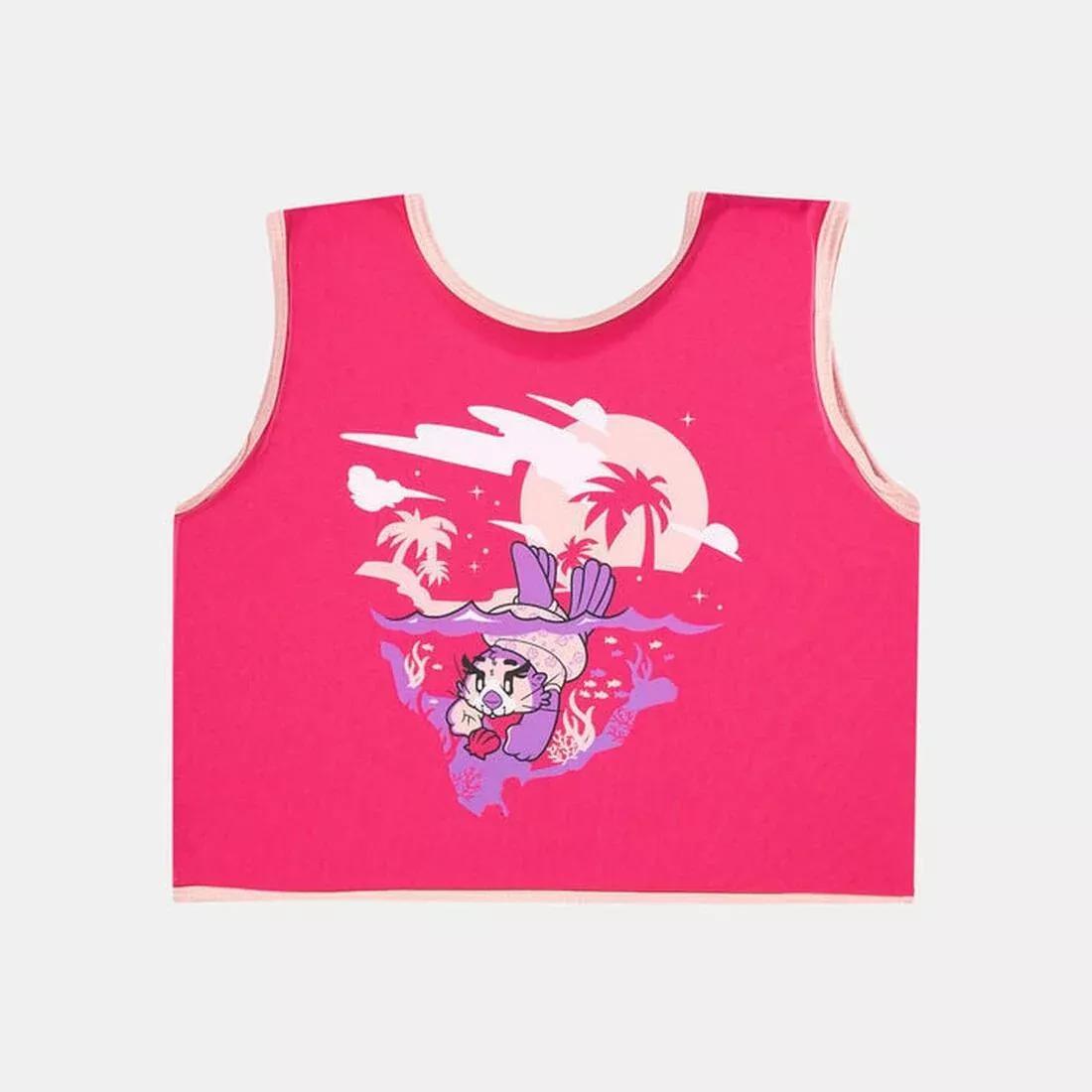 Kids' Learn to Swim Character Printed Float Vest, 5446_0000, large image number 1