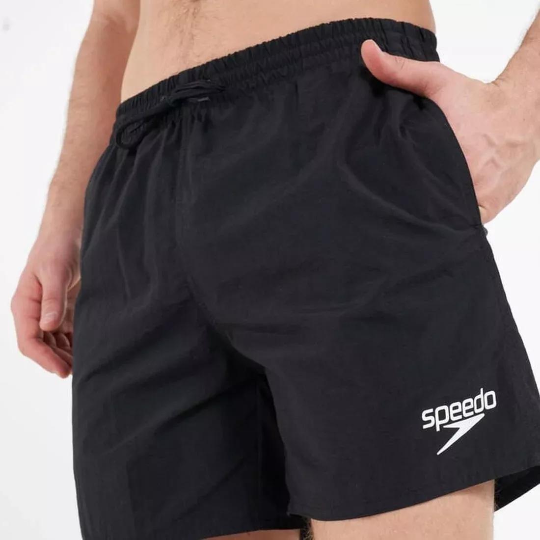 Men's Essentials 16-Inch Swimming Shorts, Black, No Color, medium
