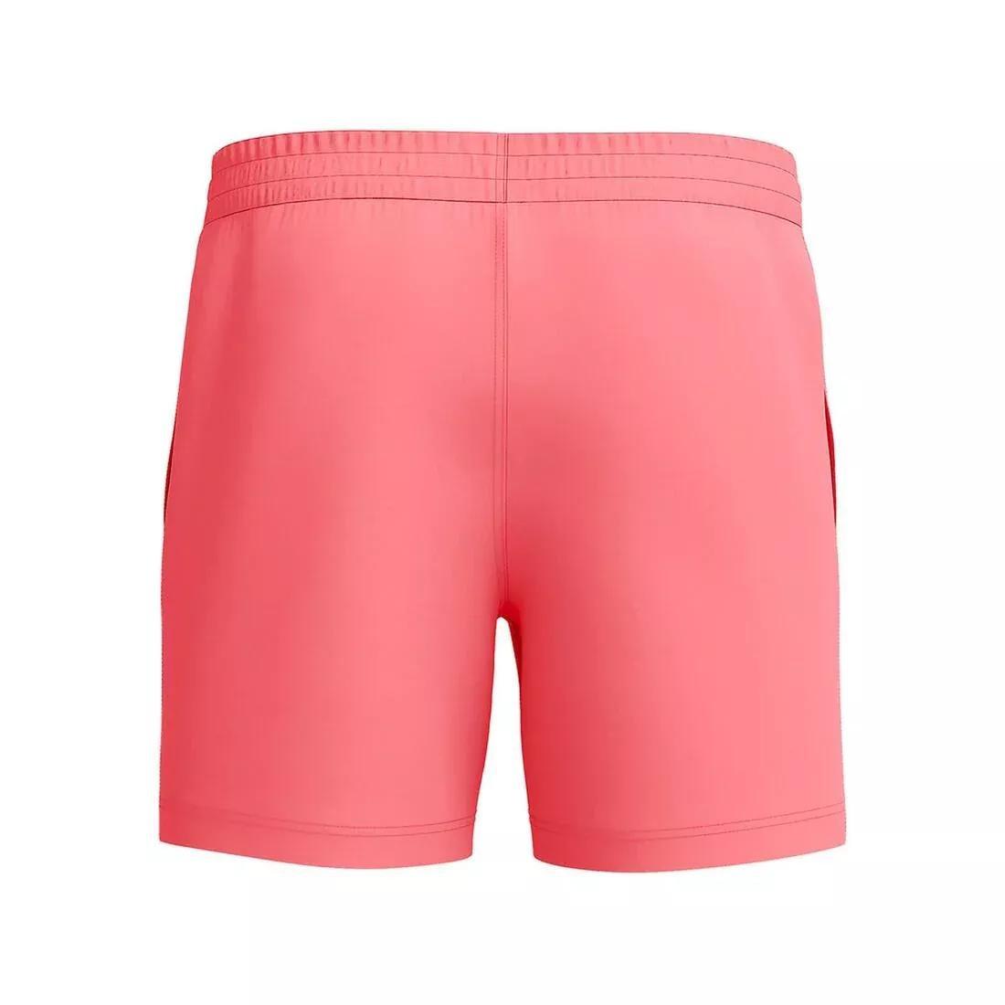 Men's Essential Swimming Shorts, Pink, No Color, large image number 5