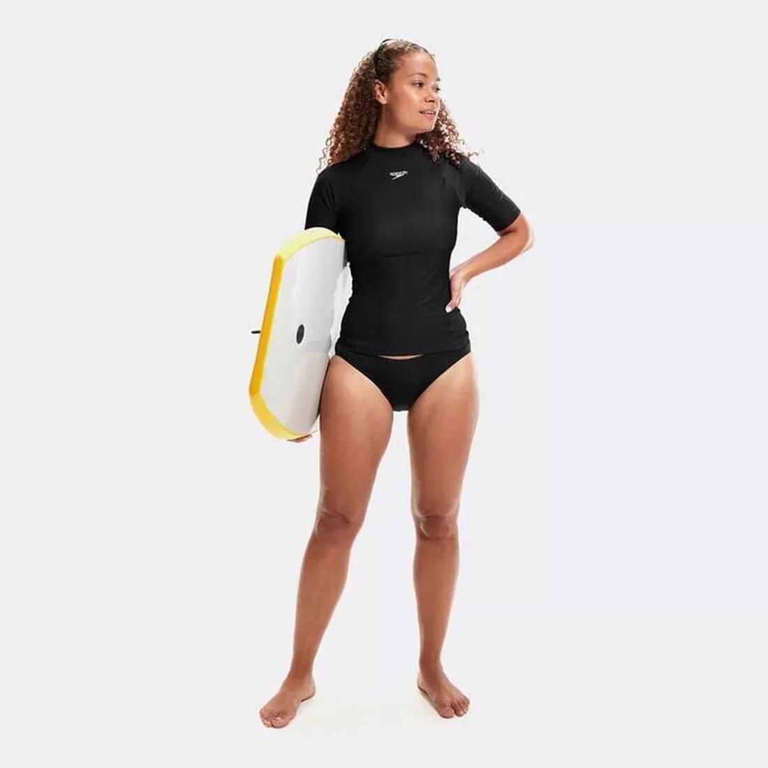 Women's Logo Swimming Rashguard, No Color, large image number 2
