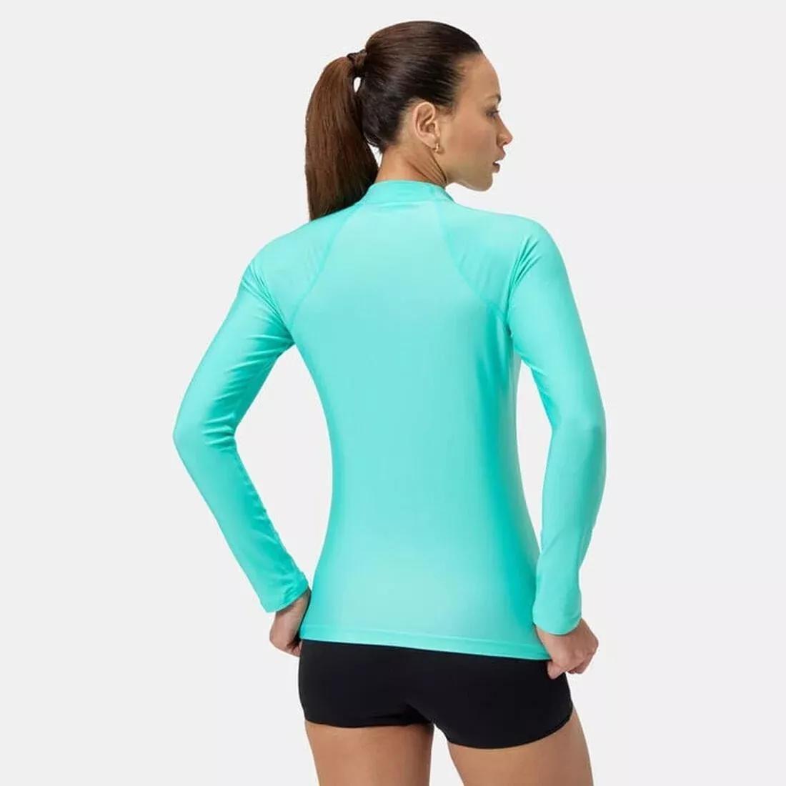 Women's Graphic Rashguard, Torqouise, No Color, medium