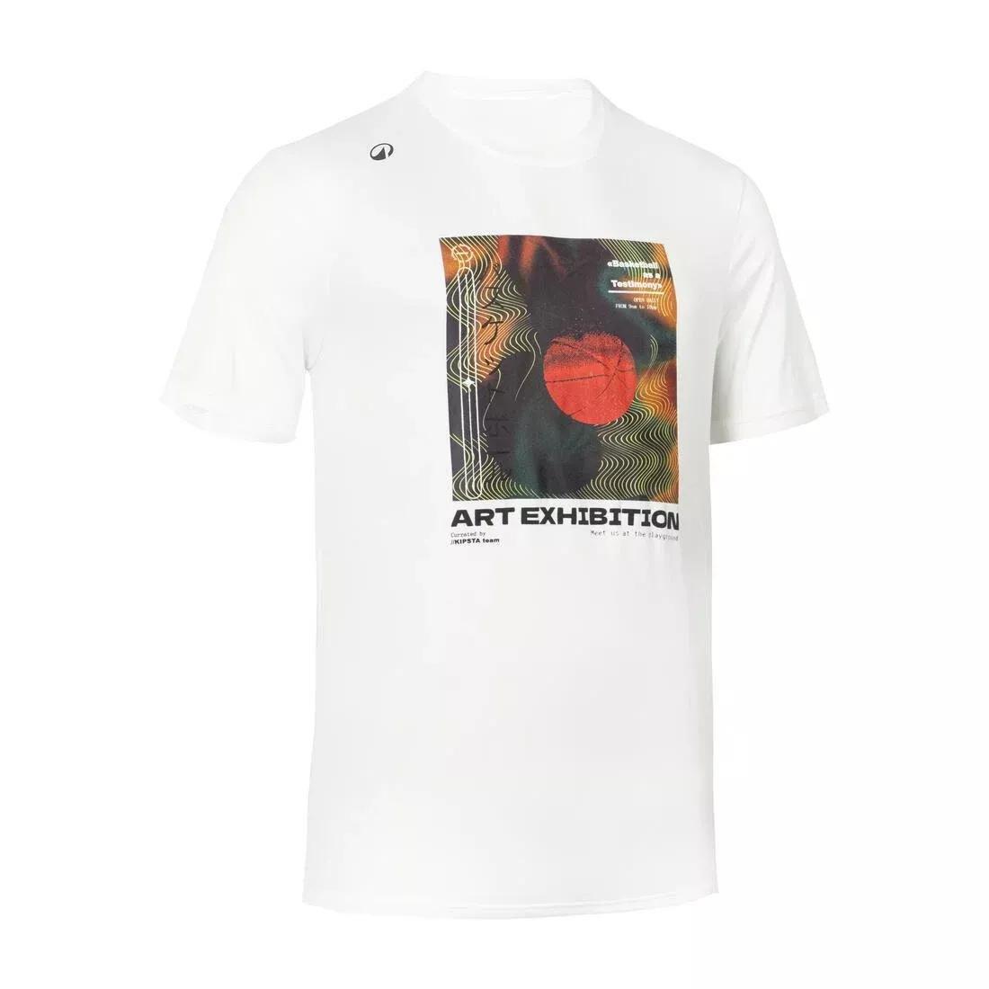 Unisex Basketball T-Shirt / Jersey - TS500, White, No Color, large image number 2
