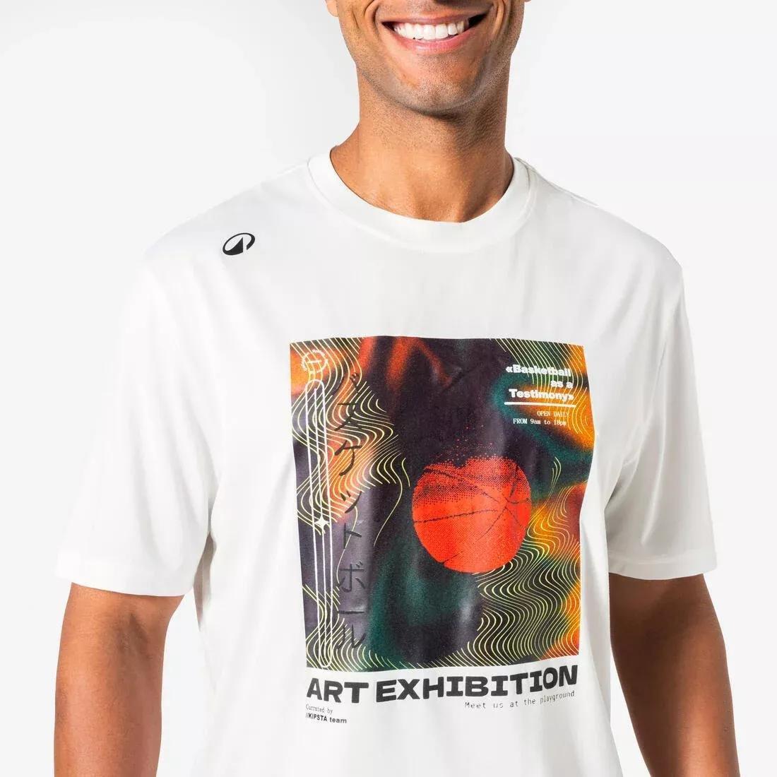 Unisex Basketball T-Shirt / Jersey - TS500, White, No Color, large image number 6