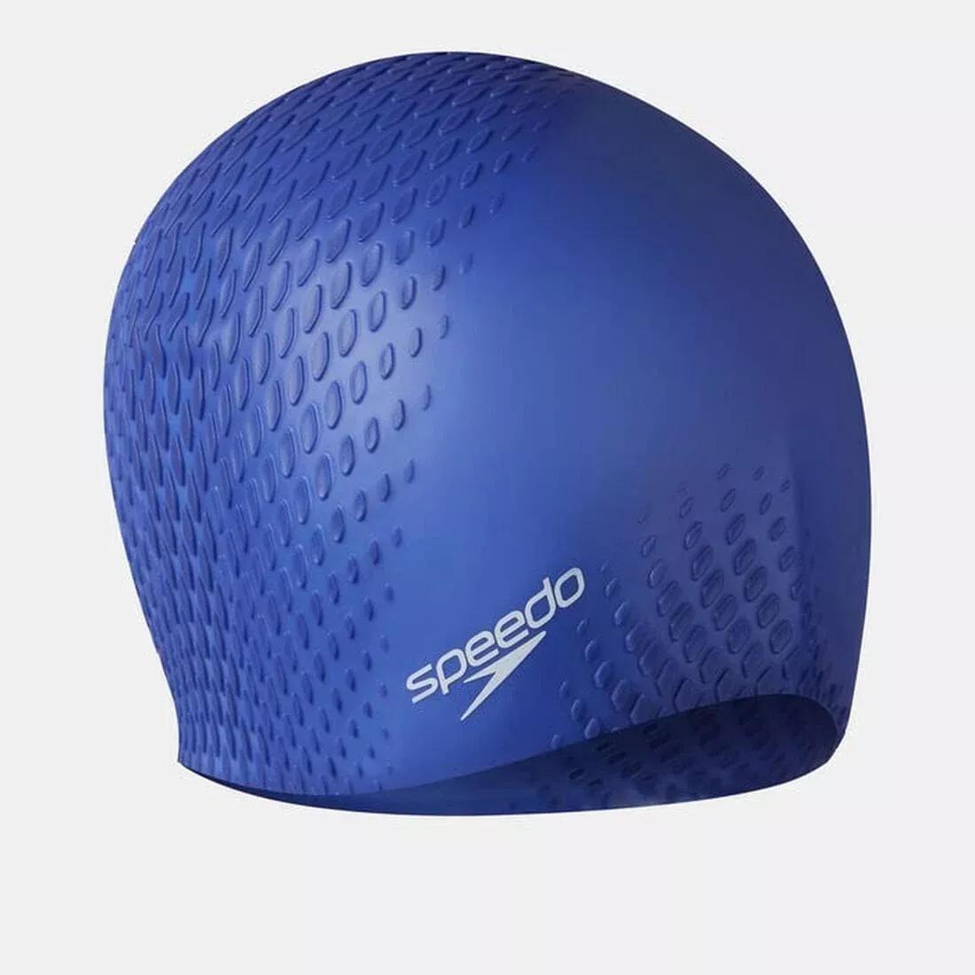 Bubble Active + Swimming Cap, Blue, No Color, medium