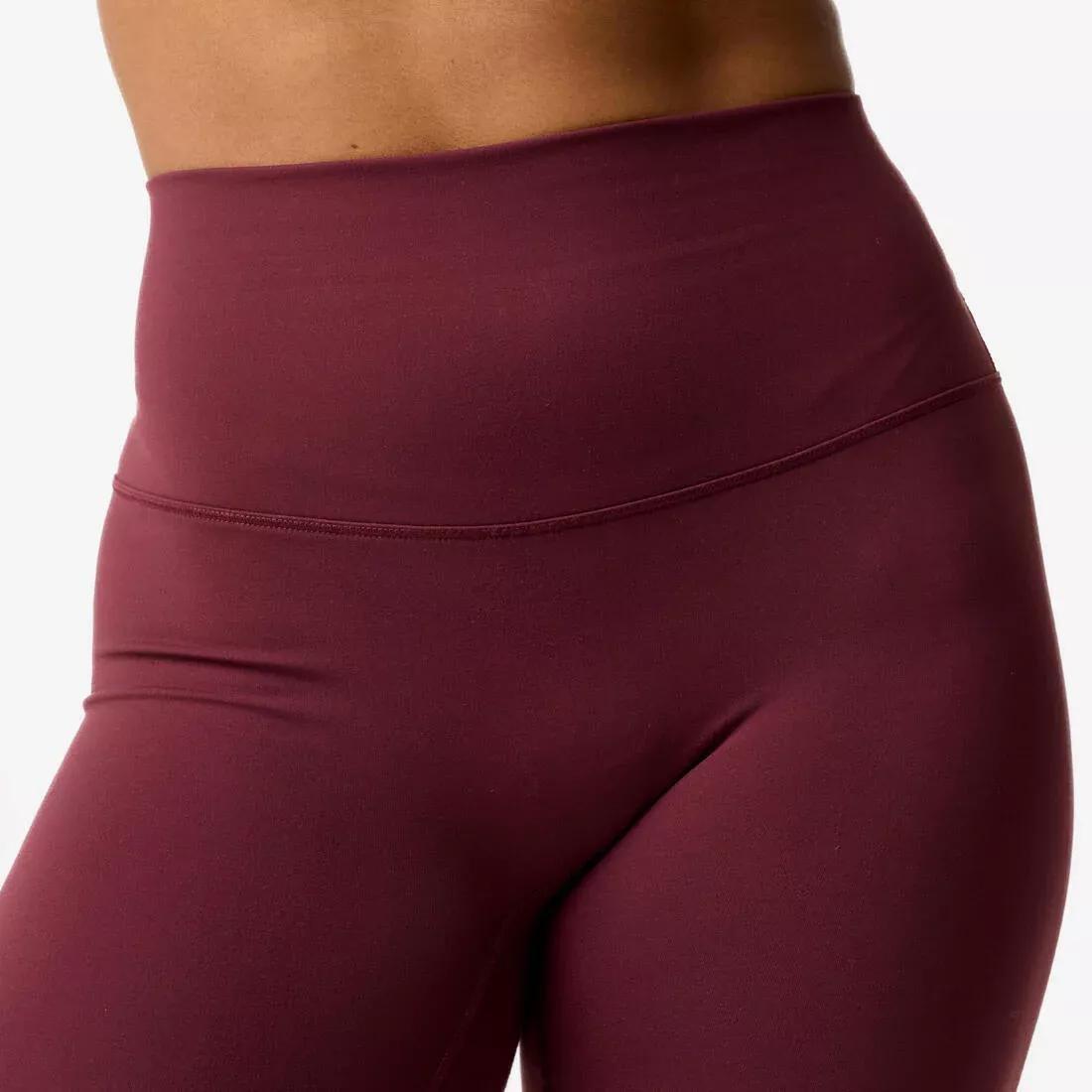 Women Abrasion-Resistant Sport Leggings - Purple, Burgundy, No Color, large image number 3