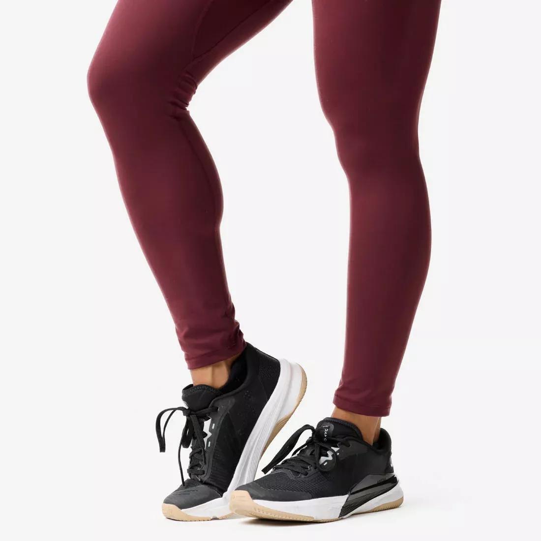 Women Abrasion-Resistant Sport Leggings - Purple, Burgundy, No Color, large image number 5