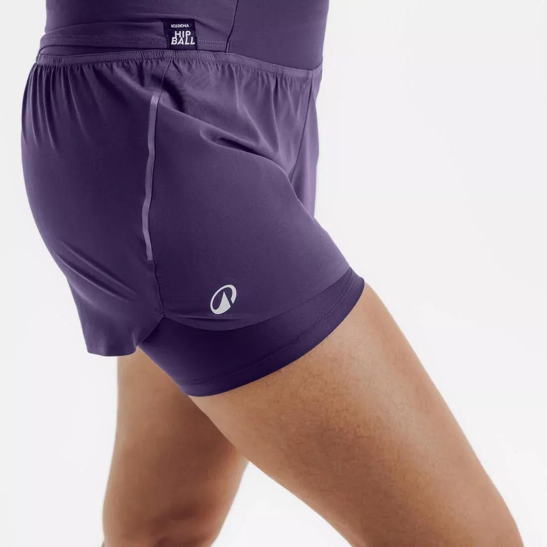 Women Tennis Dry Hip Ball Shorts, Purple, No Color, large image number 4