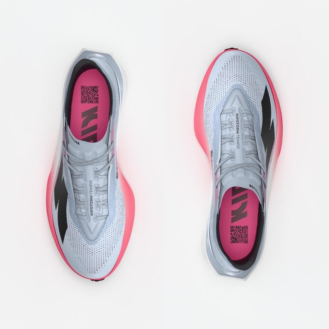 Women Road Running Shoes - Kiprun Kipstorm, Blue, No Color, large image number 6