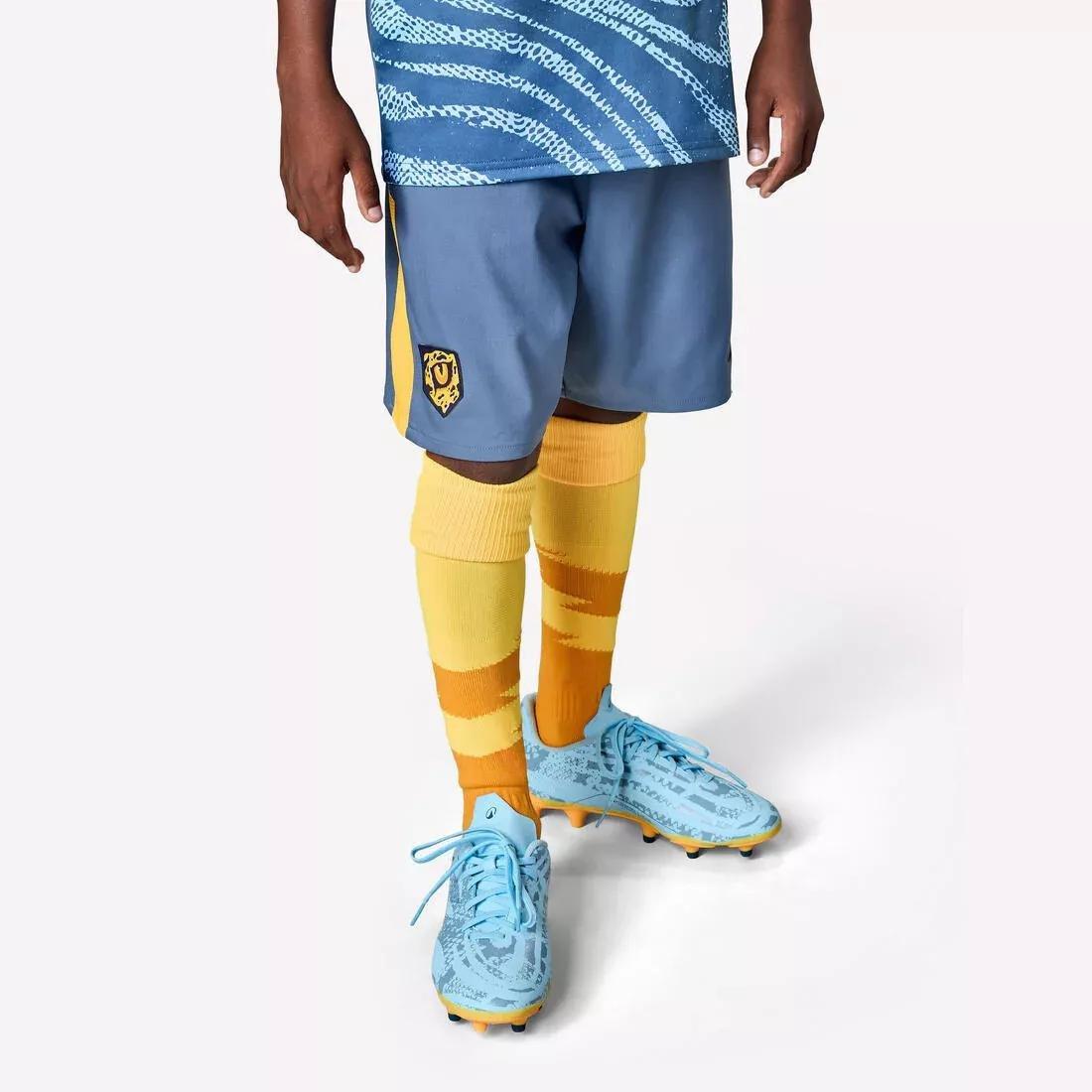 Kids Unisex Football Shorts Viralto, Blue, No Color, large image number 2