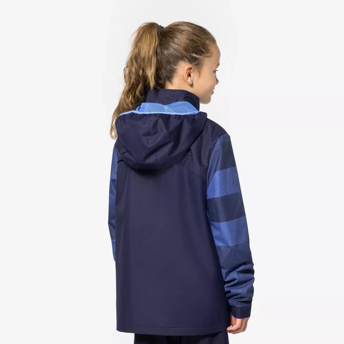 Kids Unisex Raincoat Viralto Check - Patterned Sleeve, Blue, No Color, large image number 3