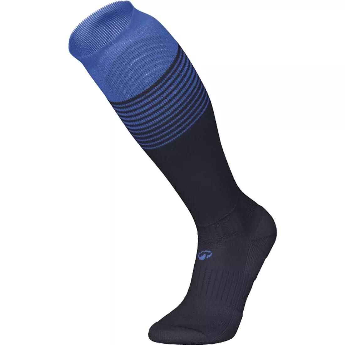 Kids Football Socks Viralto - Striped, Navy, No Color, large image number 0