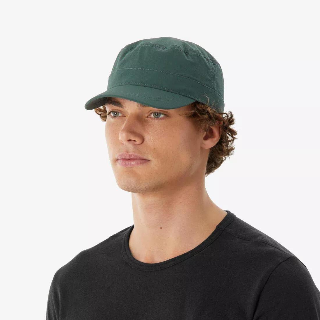 Hiking Cap- Hike 500 Travel, Green, No Color, large image number 2