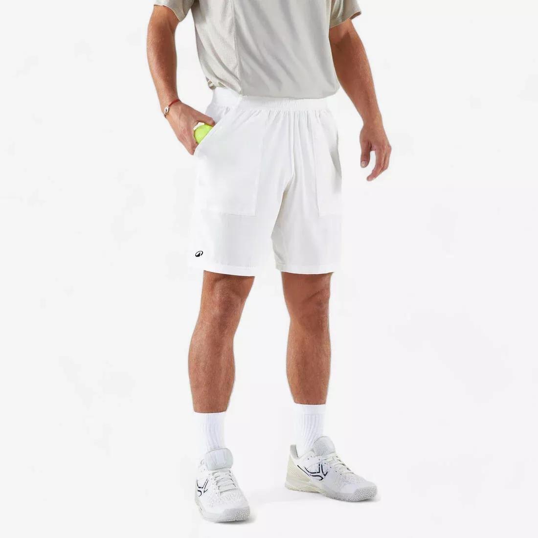 Men Breathable Tennis Shorts Dry, Blue, No Color, large image number 1