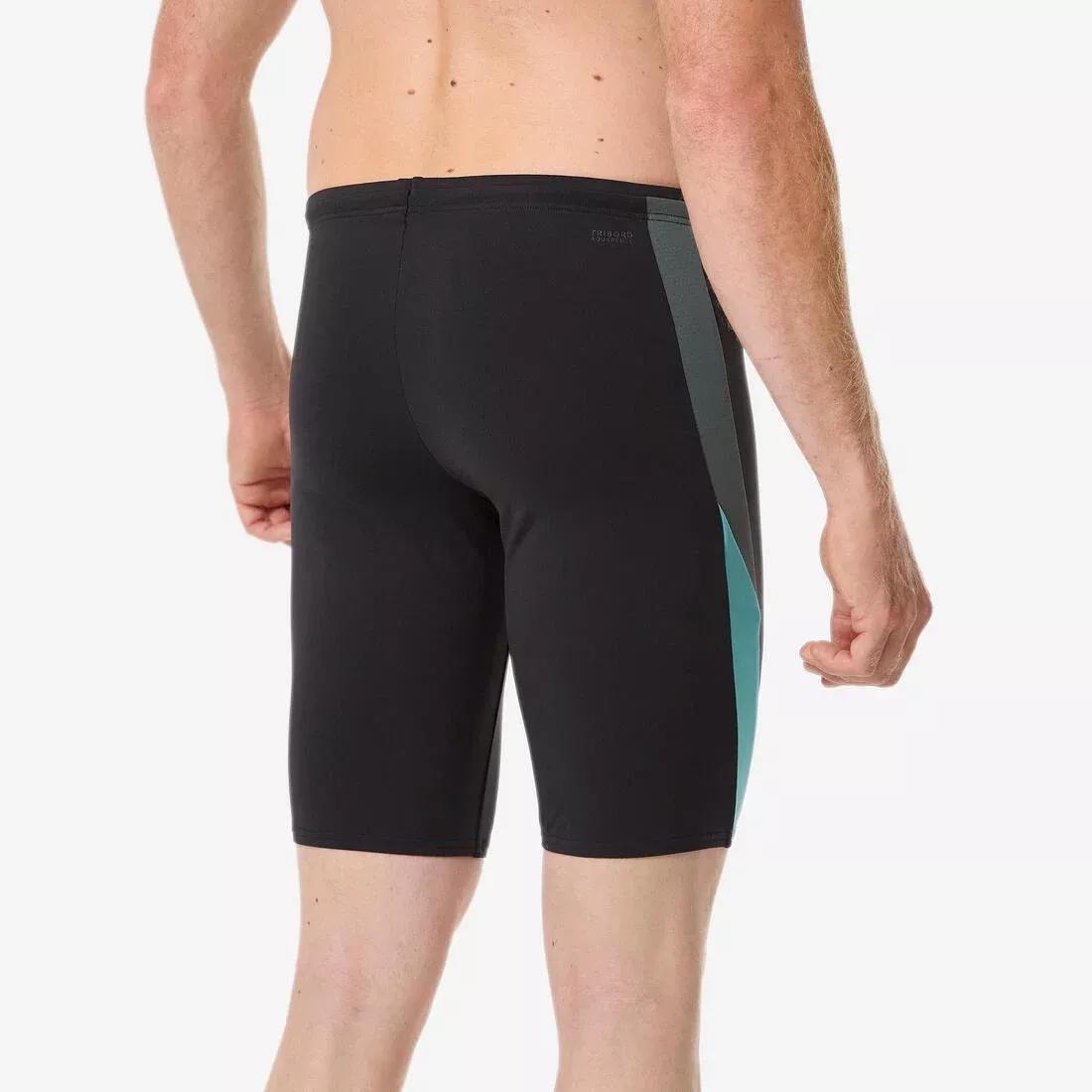 Men Swimming Jammer, Black, No Color, medium
