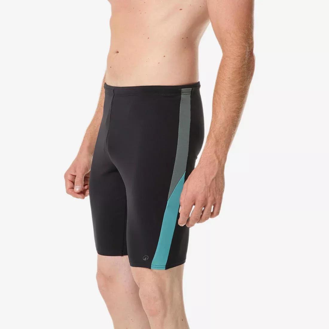 Men Swimming Jammer, Black, No Color, large image number 3